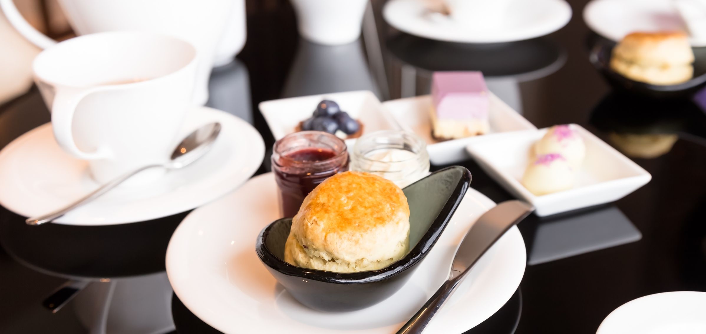 scone with jam and clotted cream | Marsh Farm Hotel